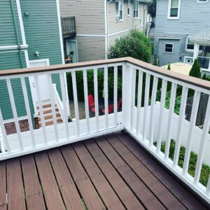 gallagherpaintingllc_deck_painters Restoration project of residential balcony completed by Gallagher Painting LLC in Winchester, MA